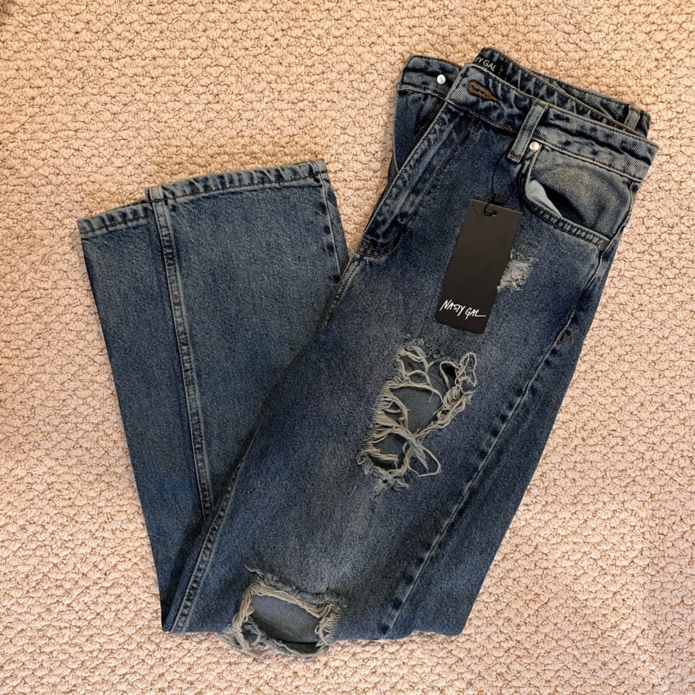 NWT Nasty Gal Mom Jeans
